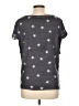 Lucky Brand Stars Gray Short Sleeve Top Size L - photo 2