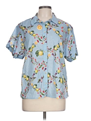 Maeve by Anthropologie Short Sleeve Blouse (view 1)