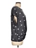 Lucky Brand Stars Gray Short Sleeve Top Size L - photo 4