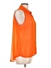 a.n.a. A New Approach 100% Polyester Orange Sleeveless Blouse Size L - photo 4