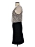 Express 100% Polyester Silver Cocktail Dress Size S - photo 5