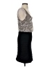 Express 100% Polyester Silver Cocktail Dress Size S - photo 4