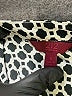 212 Collection Polka Dots Black 3/4 Sleeve Button-Down Shirt Size S - photo 7