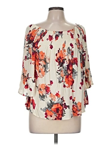 Altar'd State 3/4 Sleeve Blouse (view 1)