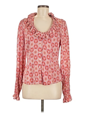 Etcetera Long Sleeve Silk Top (view 1)