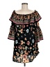 Flying Tomato Black 3/4 Sleeve Blouse Size M - photo 1