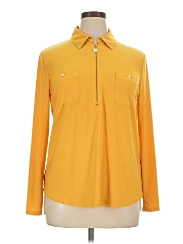 Anne Klein Long Sleeve Blouse (view 1)