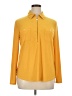 Anne Klein 100% Polyester Color Block Yellow Long Sleeve Blouse Size XL - photo 1