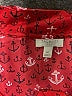 Talbots Outlet 100% Polyester Red Sleeveless Blouse Size M - photo 7
