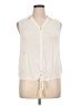 J.Jill 100% Polyester Ivory Sleeveless Blouse Size XL - photo 1
