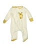 Gerber Stripes Yellow Long Sleeve Onesie Size Newborn - photo 1