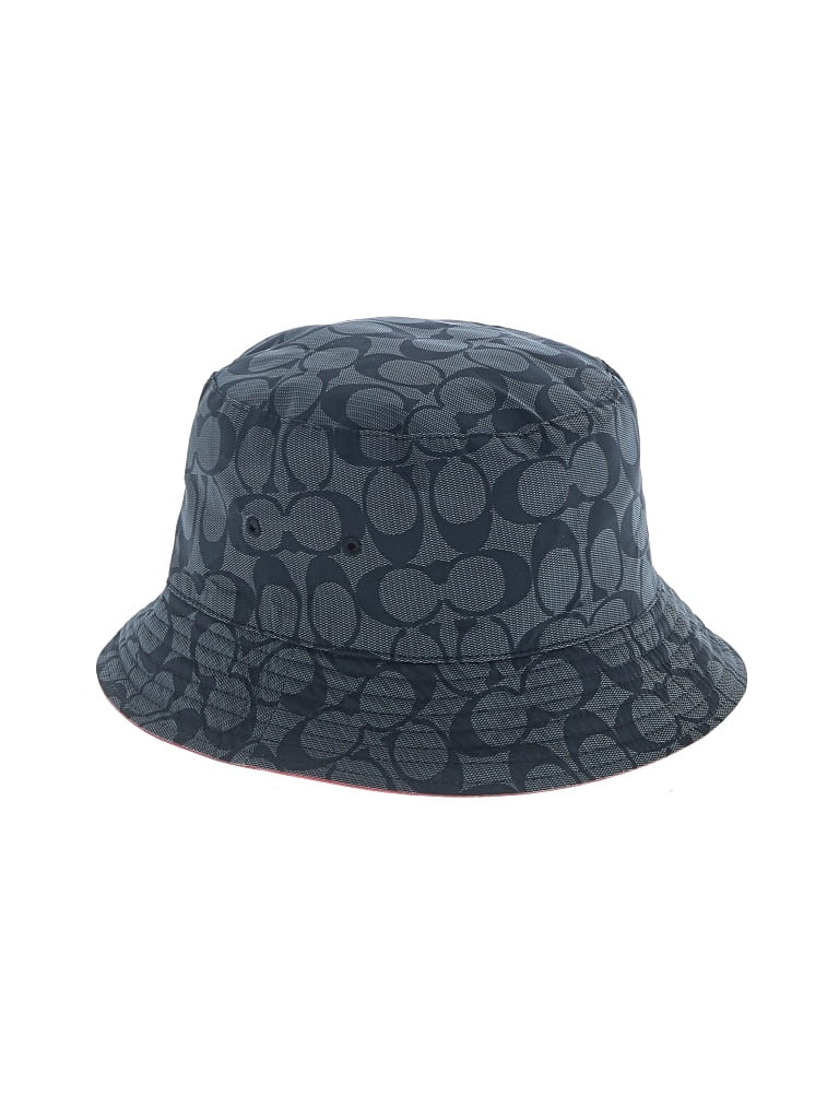 Pre-owned Coach Hat In Blue