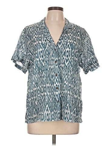 Pilcro Short Sleeve Blouse (view 1)