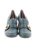 Gianvito Rossi 100% Leather Teal Heels Size EU 38 - photo 2