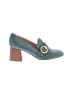 Gianvito Rossi 100% Leather Teal Heels Size EU 38 - photo 1