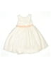 Marmellata 100% Polyester Ivory Dress Size 6 - photo 1