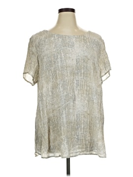 Eileen Fisher Short Sleeve Silk Top