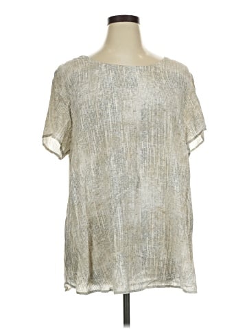 Eileen Fisher Short Sleeve Silk Top (view 1)