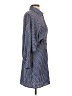 H&M 100% Polyester Houndstooth Blue Casual Dress Size S - photo 4