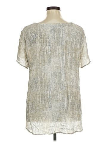 Eileen Fisher Short Sleeve Silk Top (view 2)