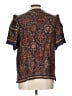 Democracy Orange Short Sleeve Blouse Size L - photo 2