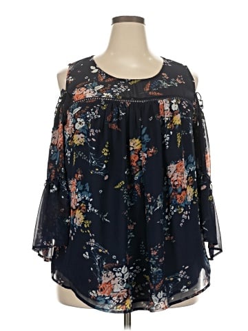 Lucky Brand 3/4 Sleeve Blouse (view 1)