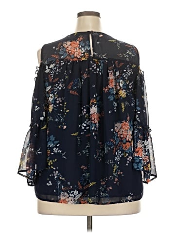 Lucky Brand 3/4 Sleeve Blouse (view 2)