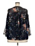 Lucky Brand 100% Polyester Black 3/4 Sleeve Blouse Size 3X - photo 2