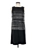St. John Graphic Black Cocktail Dress Size 4 - photo 1