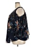 Lucky Brand 100% Polyester Black 3/4 Sleeve Blouse Size 3X - photo 5