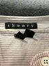 Theory Ivory 3/4 Sleeve Button-Down Shirt Size S - photo 7