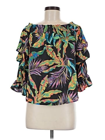 Jealous Tomato 3/4 Sleeve Blouse (view 1)