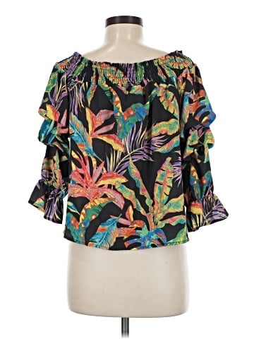 Jealous Tomato 3/4 Sleeve Blouse (view 2)