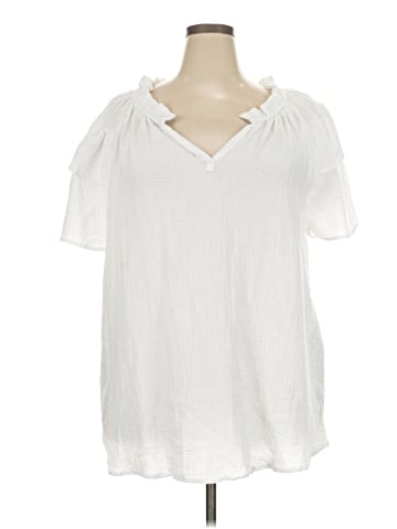 Cynthia Rowley TJX Short Sleeve Blouse (view 1)