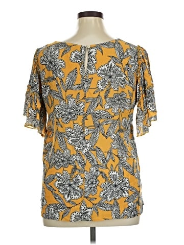 Ann Taylor LOFT Short Sleeve Blouse (view 2)