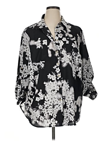 Calvin Klein 3/4 Sleeve Blouse (view 1)