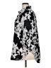 Calvin Klein 100% Polyester Floral Black 3/4 Sleeve Blouse Size 1X - photo 5