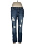 Just Black Hearts Blue Jeans Size 32 waist - photo 1
