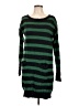J.Crew Stripes Green Casual Dress Size L - photo 1