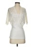August Silk Ivory Cardigan Size S - photo 1