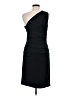 Suzi Chin Solid Black Cocktail Dress Size 8 - photo 2
