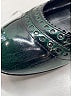 Gucci 100% Leather Print Green Flats Size EU (IT) 38 / US 8 - photo 4