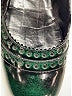 Gucci 100% Leather Print Green Flats Size EU (IT) 38 / US 8 - photo 7