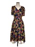 Julia Jordan 100% Polyester Floral Blue Cocktail Dress Size 4 - photo 1