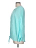 Zac & Rachel Teal Long Sleeve Blouse Size L - photo 5