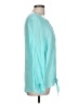 Zac & Rachel Teal Long Sleeve Blouse Size L - photo 4
