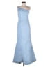 Amsale 100% Polyester Blue Cocktail Dress Size 6 - photo 1
