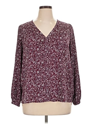 J.Crew Factory Store Long Sleeve Blouse (view 1)