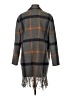 BB Dakota Plaid Gray Coat Size S - photo 2