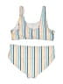 Old Navy Stripes White Two Piece Swimsuit Size 14 - 16 - photo 2